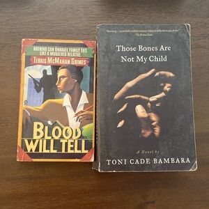 Blood Will Tell & Those Bones Are Not My Child Paperbacks (foxing/discoloration)